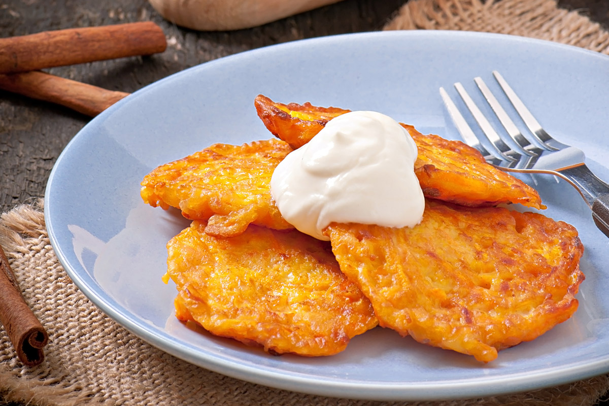 Tasty looking pumpkin fritters