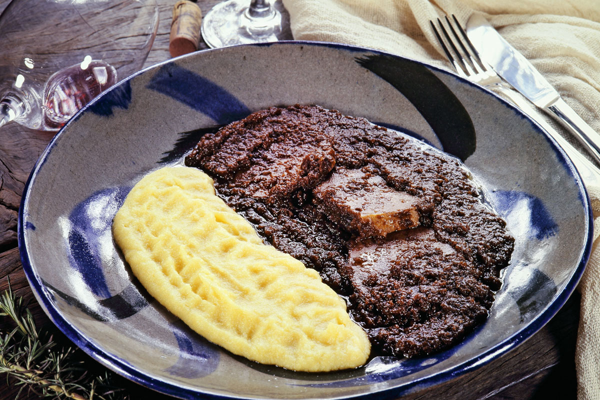 The Piedmont dish 'Brasato al Barolo'